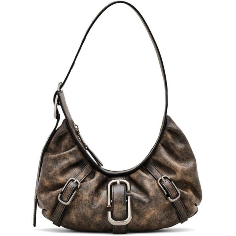 Marc Jacobs
THE DISTRESSED LEATHER BUCKLE J MARC CRESCENT BAG